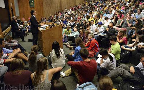 Students in lecture